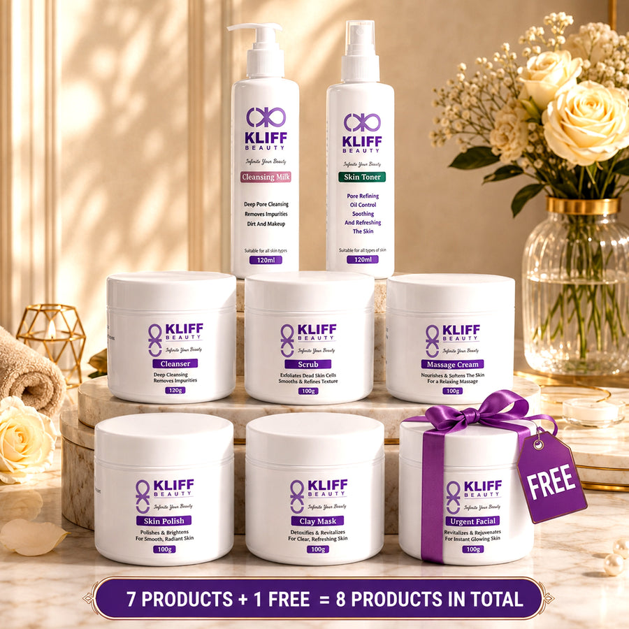 Facial Essentials — Small Care Bundle | 7 Products + 1 FREE
