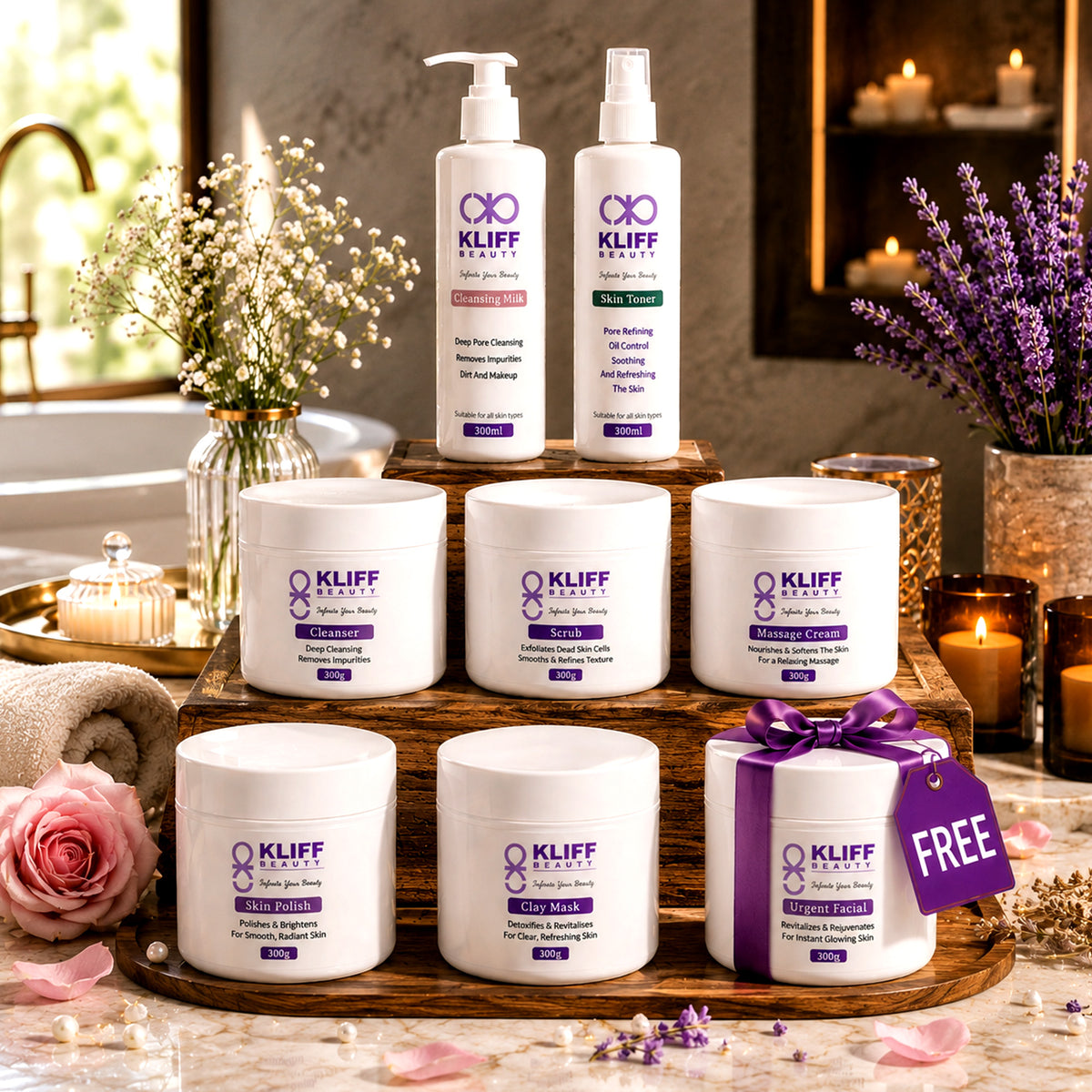 Professional Facial Care — Complete Bundle | 7 Products + 1 FREE